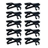 Maxbell 15x10 Pieces Portable Microphone Lapel Tie Lavalier Mic Metal Clip Holder 8mm