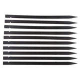 Maxbell 5x10 Pieces Universal Stick Spudger Phone Tablet Opening Pry Bar Tool Black