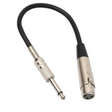 Maxbell 2x1/4 TRS Audio Male to 3-pin XLR Female Cord for Musical Instrument Parts