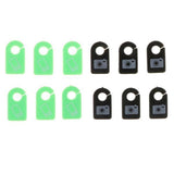 Maxbell 2x2 Sets Wire Label Tie Network Cable Marker Wire 2x1.5 cm