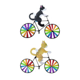 Maxbell 2x Outdoor Kites Garden Stake Party Bike Windmill Wind Spinner Ornament Toys