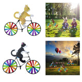 Maxbell 2x Outdoor Kites Garden Stake Party Bike Windmill Wind Spinner Ornament Toys