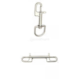 Maxbell 2x Stainless Steel Swivel Snap Hook Clip for Scuba Diving Tools Accessories
