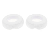 Maxbell 2xLeather Replacement Ear Pad Cushion Cover For Beats Pro white