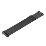 Maxbell 2xUniversal Watch Mesh Loop Wrist Band Strap Magnetic Clasp Replacement Black