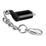 Maxbell 5xType C Adapter with Keychain Charger to Micro USB Converter Connector Black