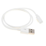 Maxbell 20xUSB 2.0 to 4 PIN Magnetic Cable Charger Cord For Smart Watch Bracelet  white