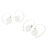 Maxbell 2x2 Pairs Silicone Ear Pad Cover Earbud Anti-slip Earhook for Motorola