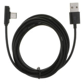 Maxbell 2x90 Degree USB Type C Cable Fast Charging Data Cable for Android  Black 2m