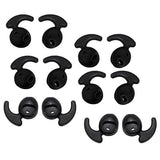 Maxbell 7xSilicone Gel Earbuds Eartips Caps for Samsung Galaxy S6 S7 Black