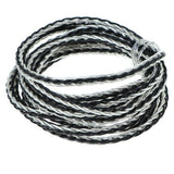 Maxbell 8x7N OCC Copper Wire, DIY HiFi Audio Cable for Earphone 2m Black and Silver