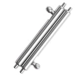 Maxbell 2xStainless Steel Quick Release Watch Strap Spring Bars 15-23mm Pin Links 22MM