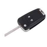 Maxbell 2x2 Button Key Fob Case Shell + Uncut Blade for Vauxhall Opel Astra Insignia