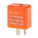 Maxbell 15x2Pin Electronic Flasher Relay Fix For LED Turn Signal Lamp Hyper Flash 12V