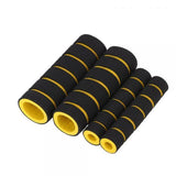 Maxbell 4x4 in 1 Motorcycle Foam Nonslip Handlebar Hand Grips Cover Set Gloves Yellow