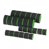 Maxbell 4x4 in 1 Motorcycle Foam Nonslip Handlebar Hand Grips Cover Set Gloves Green
