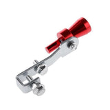 Maxbell 4xMuffler Exhaust Pipe Turbo Sound Whistle Simulator Whistler Red Size S