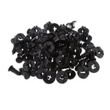 Maxbell 4x50pcs 8mm Car Plastic Rivets Fastener Bumper Fender Push Clips for