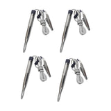 Maxbell 4xCar Light Tester 6-24V Electrical Tester Test Lamp Probe Light Silver