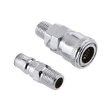 Maxbell 4x1Pair SM20 PM20 Air line Hose Connector Coupler for Compressor