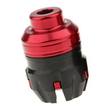 Maxbell 2xFrame Crash Slider Fork Protector Cap for 15mm Front Rear Wheel - Red