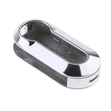 Maxbell 5xPlastic Cars Remote Flip Key Fob Shell Case Cover Replacement for Fiat 500