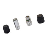 Maxbell 5x2 Piecses A/C Service Ports Adapters Ball Valves Low&High Side for GM Ford