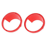 Maxbell 4x 1 Pair Waterproof Car Audio 6.5'' Dia Speaker Spacers Extender Rings Red
