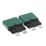 Maxbell 3x2 Piece Automatic 28V Marine Resettable Fuse Auto Circuit Breaker Blade 30A