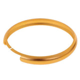Maxbell 2x45cm Aluminum Smart Key Fob Protective Ring Cover For   Gold
