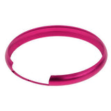 Maxbell 3x45cm Aluminum Smart Key Fob Protective Ring Cover For BMW  Pink