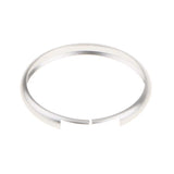 Maxbell 3x45cm Aluminum Smart Key Fob Protective Ring Cover For BMW  Silver