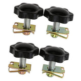 Maxbell 2xBlack Hard Saddlebag Locks Mounting Security Theft Deterrent For Motorcycle
