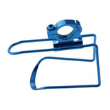 Maxbell 2xMotorcycle ATV Bike Handlebar Drink Cup Holder Water Bottle Stand Set Blue