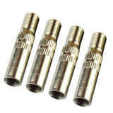 Maxbell 6x4PCS Car Vehicle Bike Motorcycle Copper Tire Tyre Valve Extension Cap 39mm