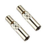 Maxbell 35xVehicle Motorcycle Copper Valve Extension Adapter Cap 39mm Metal Straight