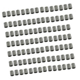 Maxbell 2x100 Pieces Wheel Tire Valve Stem Caps for TPMS Standard Valve Grey