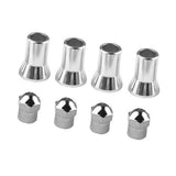 Maxbell 4x4 Sets TPMS Tire Valve Stem Caps & Sleeve Covers for American Car and Truck