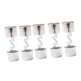 Maxbell 2x5 Pieces Car Audio Amp Amplifier Glass 30AMP AGU Nickel Plated Fuse 10*38mm
