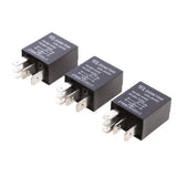 Maxbell 10x3 Pieces 24V 30A Car Automotive Van Boat Electronic 5 Pin SPST Relays