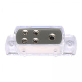 Maxbell 5x4-Way 1X 4AWG In 4X 8AWG Out Power/Ground Cable Splitter Distribution Block