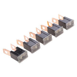 Maxbell 10x 5 Pieces Auto Car FLK-M 32V Male Straight Long Blades PAL Fuses 80A Black