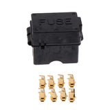 Maxbell 3xCar Truck Boat 12V-32V 4 Way ATC/ATO Blade Fuse Holder for Terminals Kits