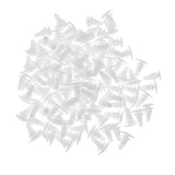 Maxbell 2x100 Pieces Car Door Sealing Strip Trim Panel Rivet Fastener 7.8mm Hole White