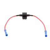 Maxbell 2xInline 3-Pin Micro Blade Fuse Tap Holder Block Wire Cable Connector