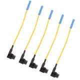 Maxbell 2x5 Pieces ACN Blade Fuse Tap Holder Block Wire for Low-profile Mini Fuse