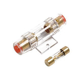 Maxbell 3xCar Audio AGU Fuse Holder Fuseholder 4 8 Gauge Inline Gold Plated 100 Amp
