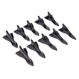 Maxbell 3x10 Pieces Car Roof Air Vortex Generator Shark Fin Decorative Black