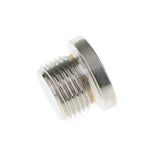Maxbell 8xElectroplated Nickel Hex Bolt Bung Plug for O2 Oxygen Sensor M18x1.5 Thread