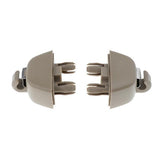 Maxbell 20x2 Pieces Inner Sun Visor Hook Clips for Audi A6 C6 VW Passat Polo Beige